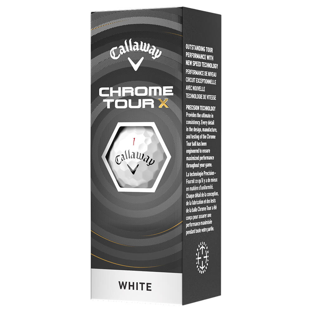 キャロウェイ　クロム ツアーX 2026年モデル　ゴルフボール　1ダース（12球入り） ホワイト 詳細4