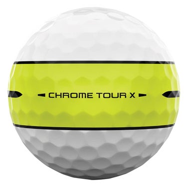 キャロウェイ　クロム ツアーX 360° ストライプ 2026年モデル　ゴルフボール　1ダース（12球入り） イエロー 360イエローストライプ 詳細4