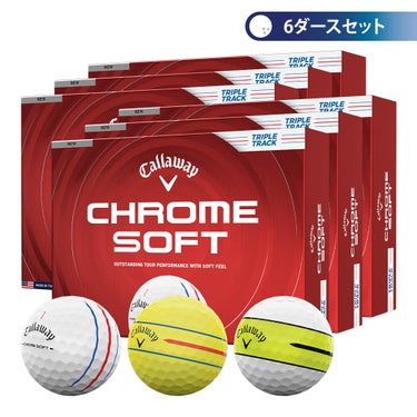 キャロウェイ　クロム ソフト 2026年モデル　ゴルフボール　6ダースセット （12球入り×6箱） 詳細1