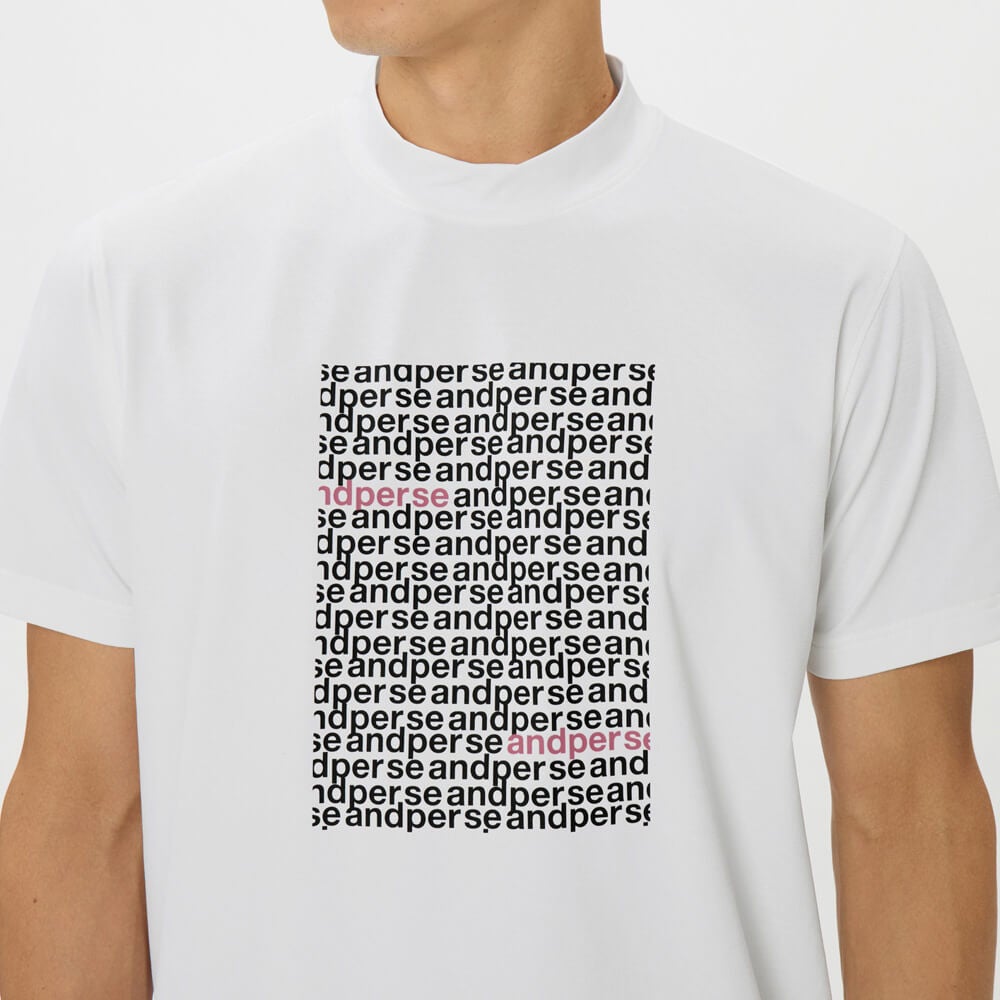 アンパスィ and per se　メンズ リファインドライ 半袖 モックネック シャツ AMS9526V5　2026年モデル 詳細6