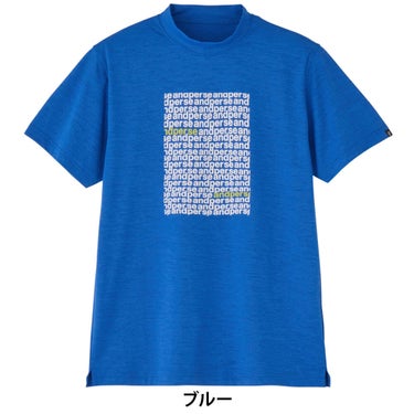 アンパスィ and per se　メンズ リファインドライ 半袖 モックネック シャツ AMS9526V5　2026年モデル 詳細10