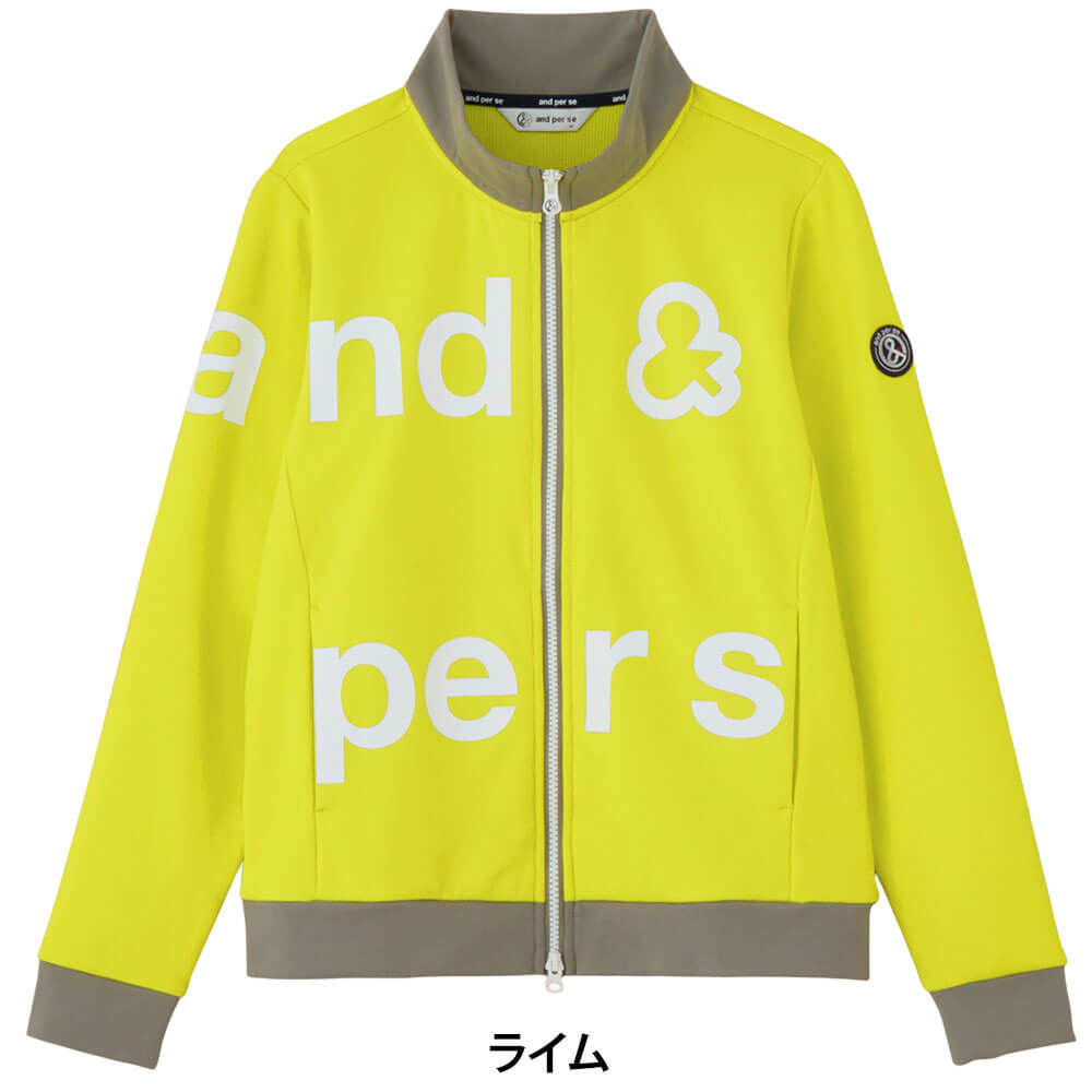 アンパスィ and per se　レディース ショットスムーザー スウェット 長袖 ブルゾン AFS6906J1　2026年モデル 詳細4