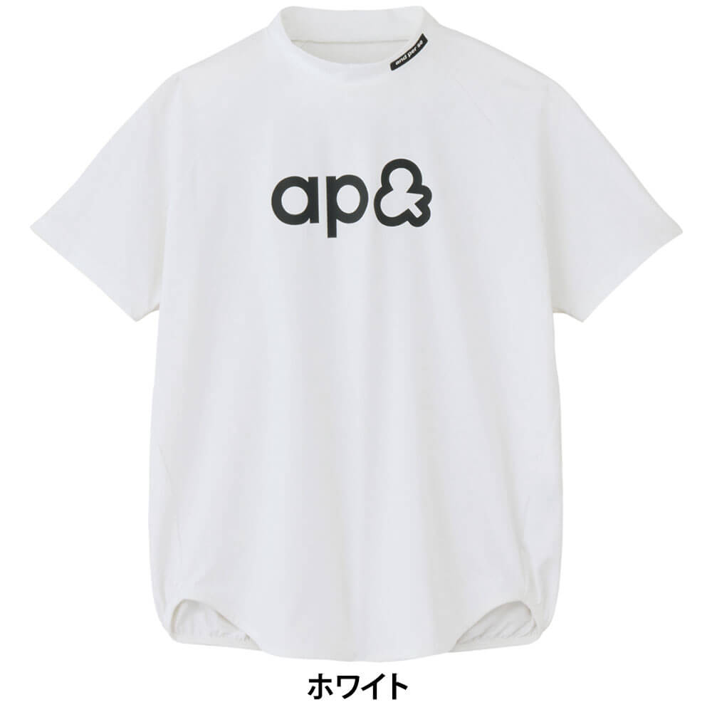 アンパスィ and per se　レディース リファインドライ FIBO 半袖 モックネック シャツ AFS9536V5　2026年モデル 詳細2