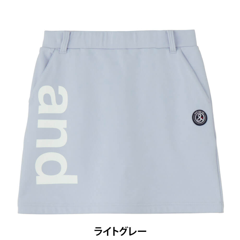 アンパスィ and per se　レディース ショットスムーザー スウェット スカート AFS4006J1　2026年モデル 詳細4