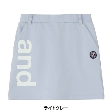 アンパスィ and per se　レディース ショットスムーザー スウェット スカート AFS4006J1　2026年モデル 詳細4