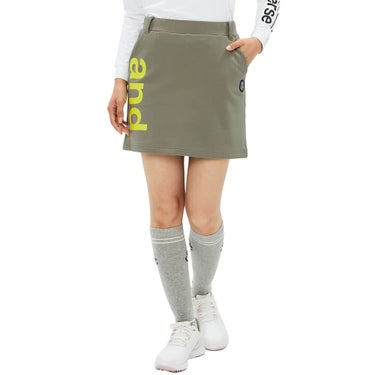 アンパスィ and per se　レディース ショットスムーザー スウェット スカート AFS4006J1　2026年モデル 詳細7