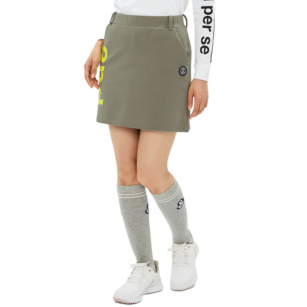 アンパスィ and per se　レディース ショットスムーザー スウェット スカート AFS4006J1　2026年モデル 詳細9