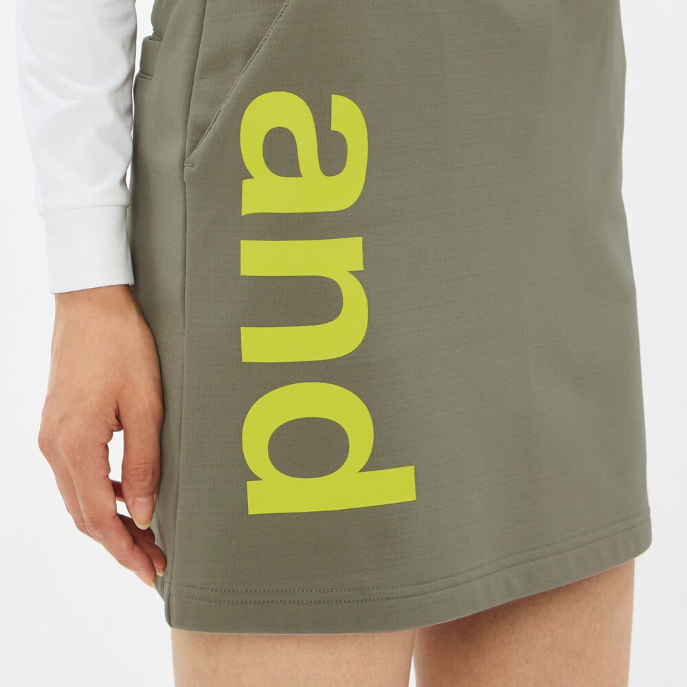 アンパスィ and per se　レディース ショットスムーザー スウェット スカート AFS4006J1　2026年モデル 詳細11