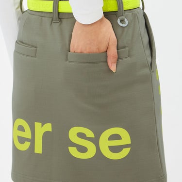 アンパスィ and per se　レディース ショットスムーザー スウェット スカート AFS4006J1　2026年モデル 詳細12