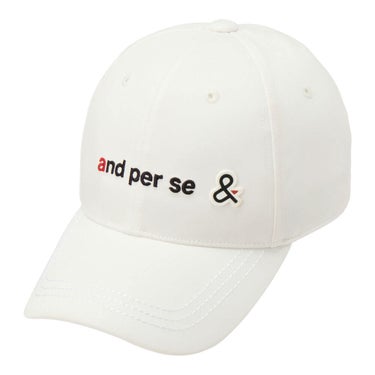 アンパスィ and per se　レディース キャップ AFS8426 10 ホワイト　2026年モデル ホワイト 詳細1