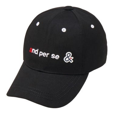 アンパスィ and per se　レディース キャップ AFS8426 20 ブラック　2026年モデル ブラック 詳細1