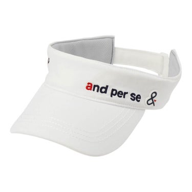 アンパスィ and per se　レディース バイザー AFS8726 10 ホワイト　2026年モデル ホワイト 詳細1