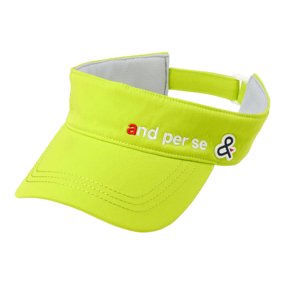 アンパスィ and per se　レディース バイザー AFS8726 63 ライム　2026年モデル ライム 詳細1