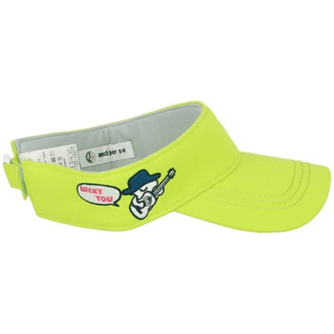 アンパスィ and per se　レディース バイザー AFS8726 63 ライム　2026年モデル ライム 詳細2