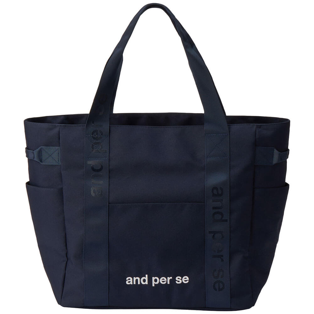 アンパスィ and per se　トートバッグ AUA7006 30 ネイビー　2026年モデル ネイビー 詳細3