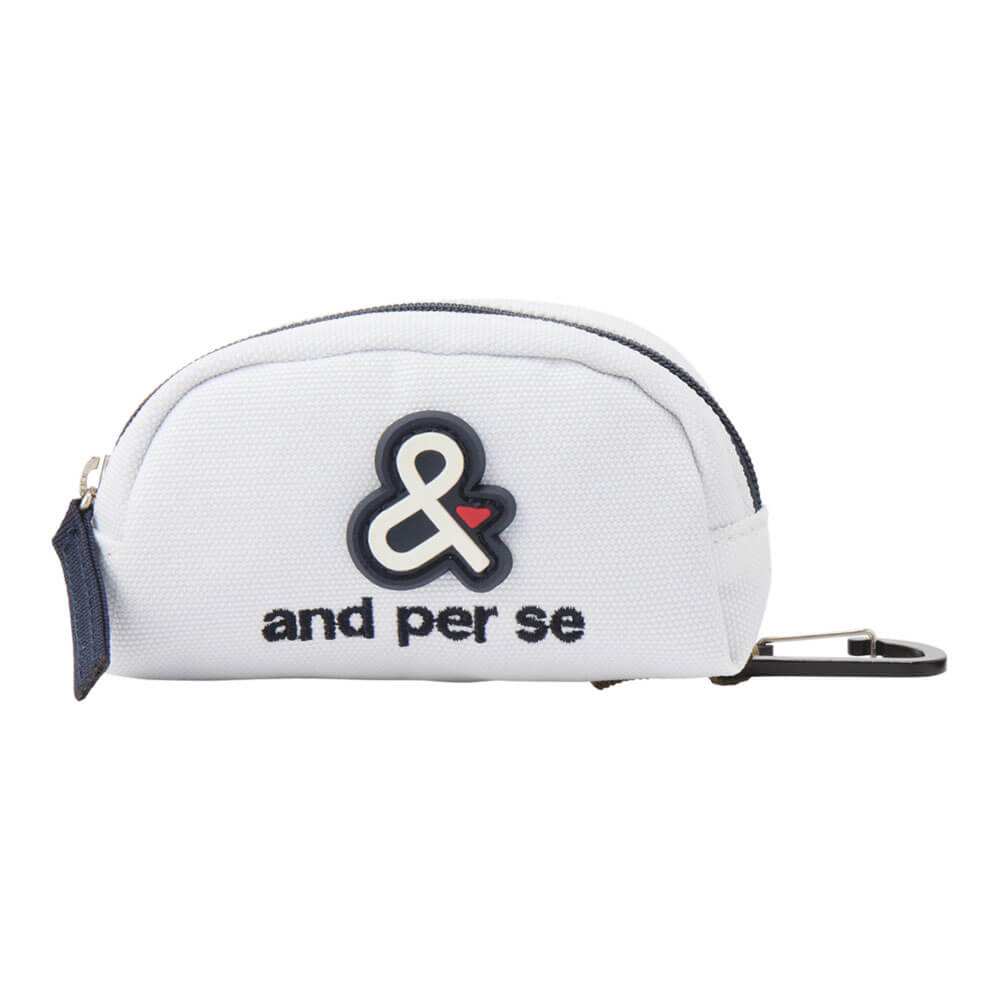アンパスィ and per se　ボールポーチ AUS7026 10 ホワイト　2026年モデル ホワイト