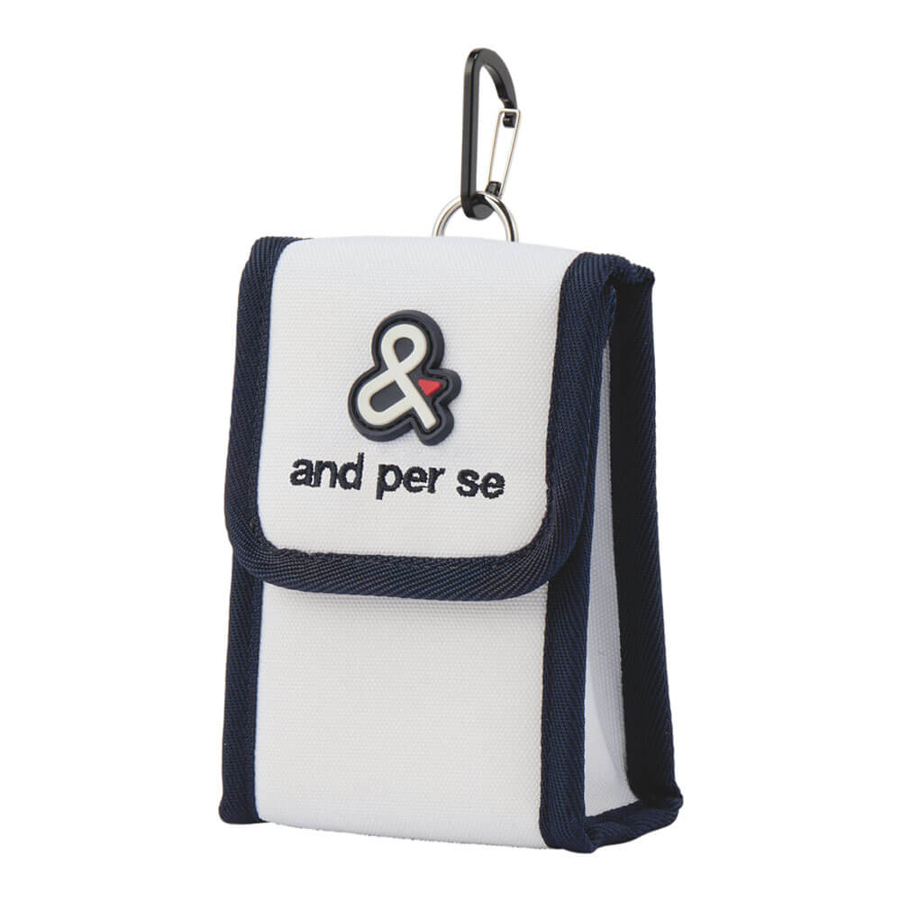 アンパスィ and per se　距離計ポーチ AUS7056 10 ホワイト　2026年モデル ホワイト