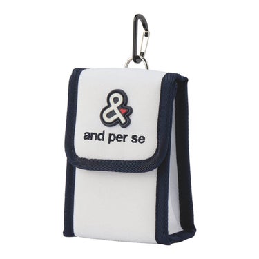 アンパスィ and per se　距離計ポーチ AUS7056 10 ホワイト　2026年モデル ホワイト