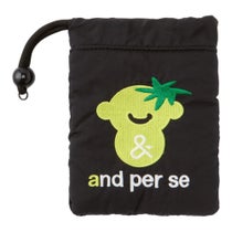 アンパスィ and per se　マルチポーチ AUS7746 20 ブラック　2026年モデル