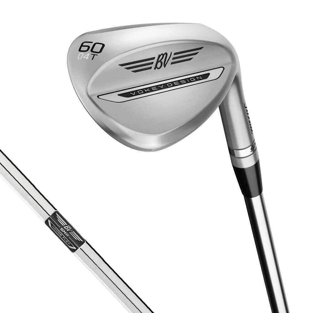 ボーケイデザイン VOKEY SM11 スピンミルド11 ツアークローム仕上げ ウェッジ 58～62° ダイナミックゴールド スチールシャフト