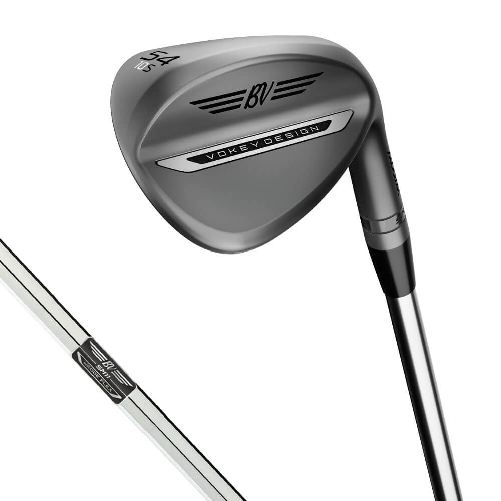 ボーケイデザイン VOKEY SM11 スピンミルド11 ニッケル仕上げ ウェッジ 46～56°　ダイナミックゴールド スチールシャフト 詳細1