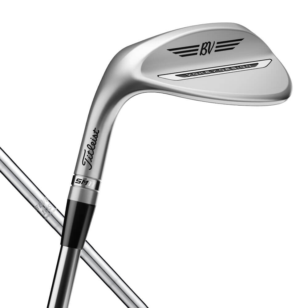 ボーケイデザイン VOKEY SM11 スピンミルド11 ツアークローム仕上げ ウェッジ 46～56° 左用・レフティ　BV105 スチールシャフト 詳細1