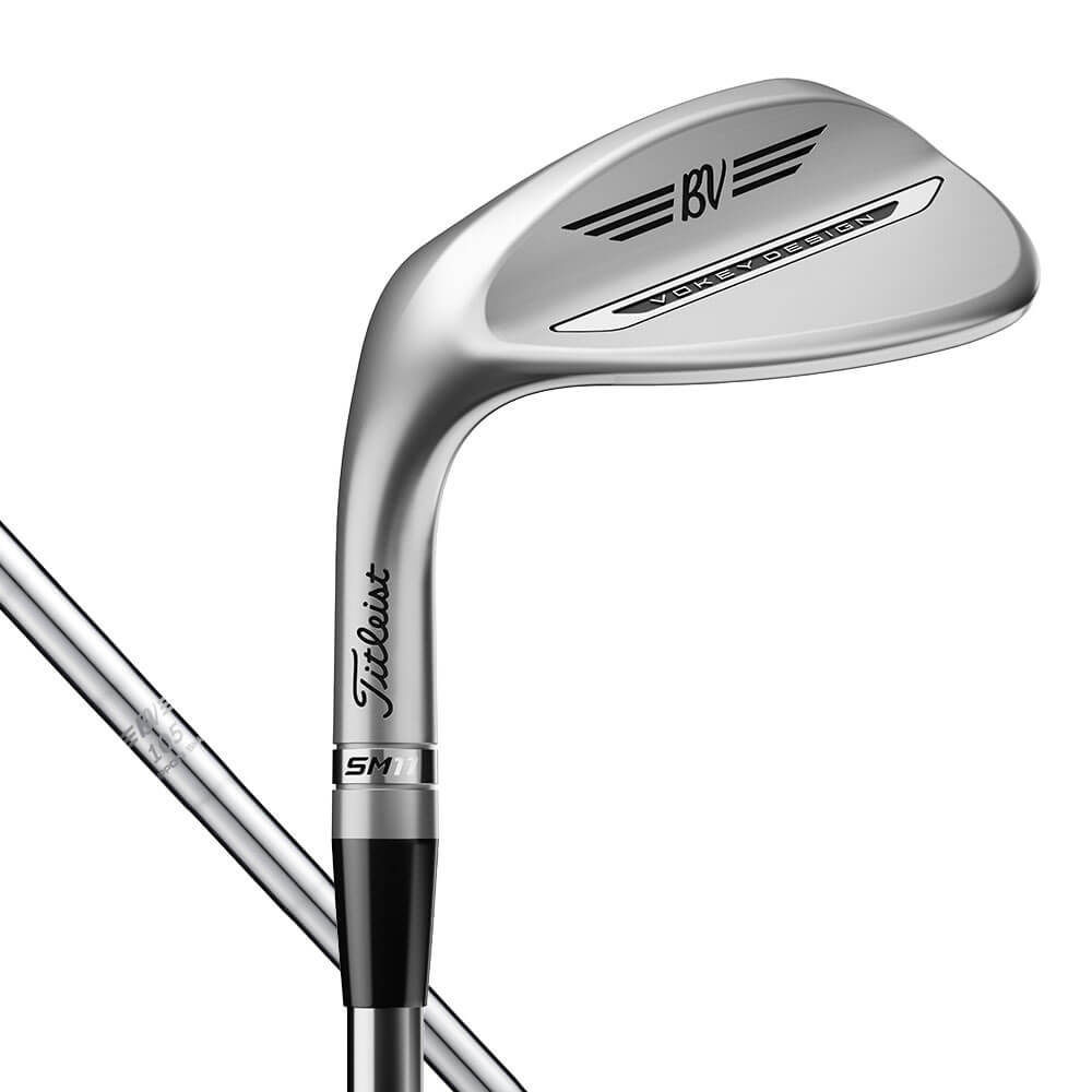 ボーケイデザイン VOKEY SM11 スピンミルド11 ツアークローム仕上げ ウェッジ 58～62° 左用・レフティ　BV105 スチールシャフト 詳細1