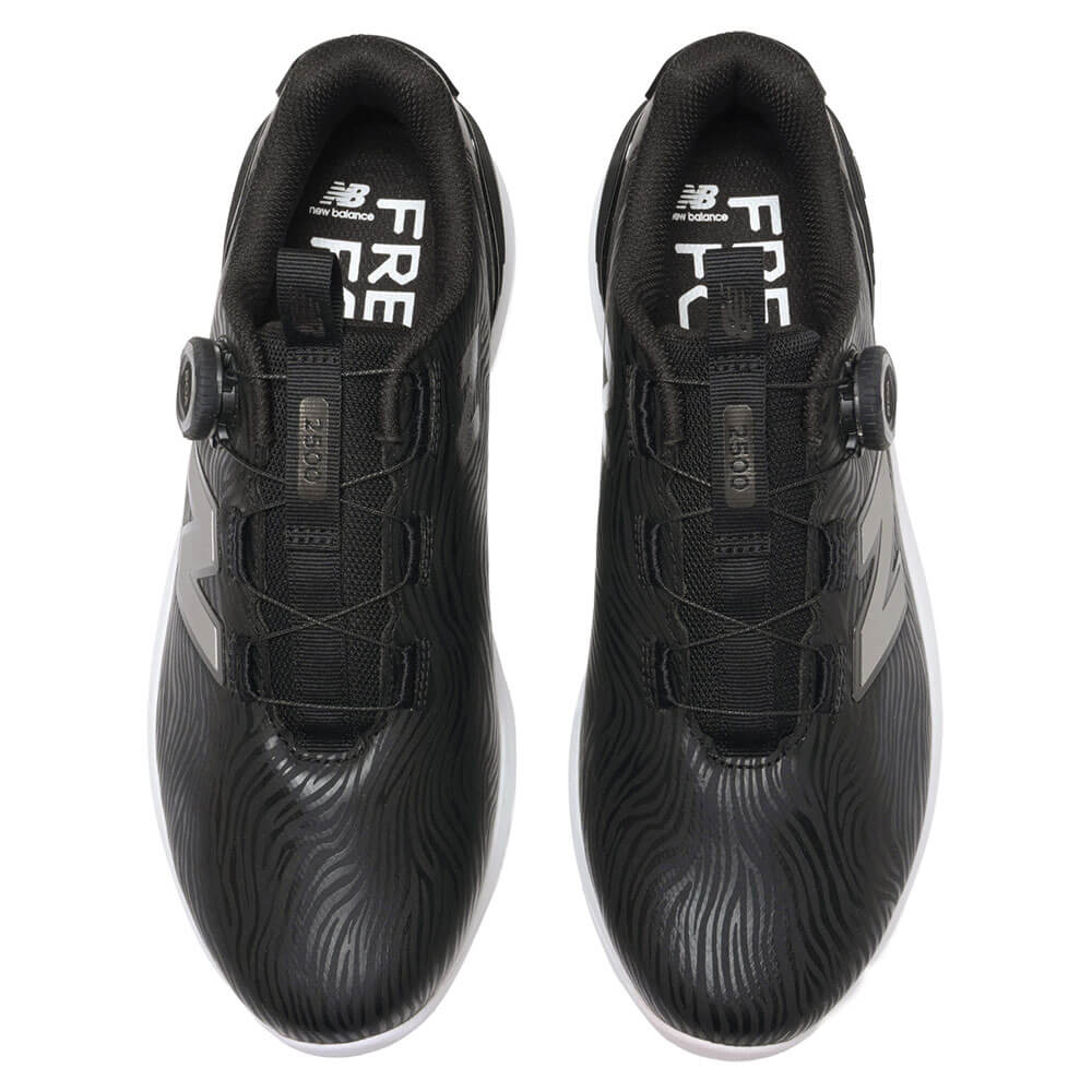 ニューバランスゴルフ　フレッシュフォームX 2500 v5 Boa スパイクレス ゴルフシューズ UG2500B C BLACK 詳細4