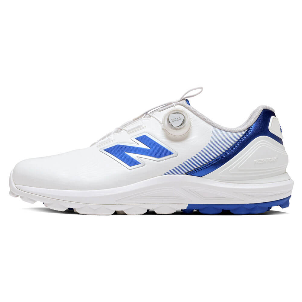 ニューバランスゴルフ　フレッシュフォームX 2500 v5 Boa スパイクレス ゴルフシューズ UG2500B D WHITE/BLUE 詳細3