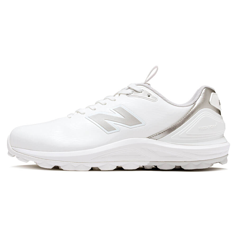 ニューバランスゴルフ　フレッシュフォームX 2500 v5 Lace スパイクレス ゴルフシューズ UG2500L A WHITE/SILVER 詳細3