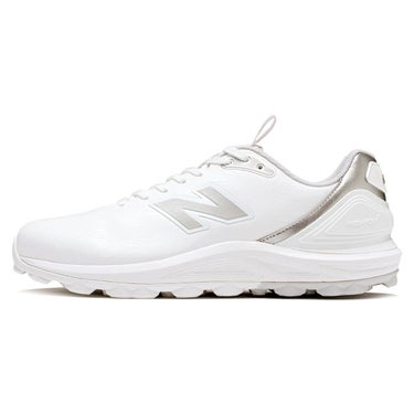 ニューバランスゴルフ　フレッシュフォームX 2500 v5 Lace スパイクレス ゴルフシューズ UG2500L A WHITE/SILVER 詳細3