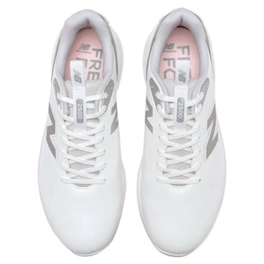 ニューバランスゴルフ　フレッシュフォームX 2500 v5 Lace スパイクレス ゴルフシューズ UG2500L A WHITE/SILVER 詳細4