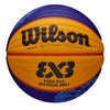 ウイルソン Wilson　FIBA 3X3 ゲームボール PARIS RETAIL 2024 6号球 ブルー/イエロー WZ1011502XB6F