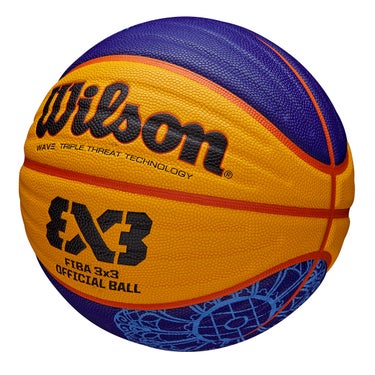 ウイルソン Wilson　FIBA 3X3 ゲームボール PARIS RETAIL 2024 6号球 ブルー/イエロー WZ1011502XB6F 詳細3