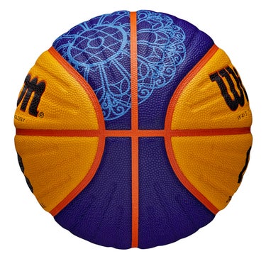 ウイルソン Wilson　FIBA 3X3 ゲームボール PARIS RETAIL 2024 6号球 ブルー/イエロー WZ1011502XB6F 詳細4