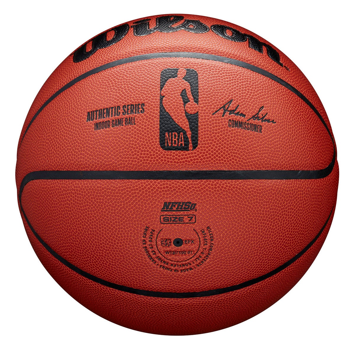 ウイルソン Wilson　NBA AUTHENTIC インドア バスケットボール 7号球 ブラウン WZ1012901XB7 詳細6