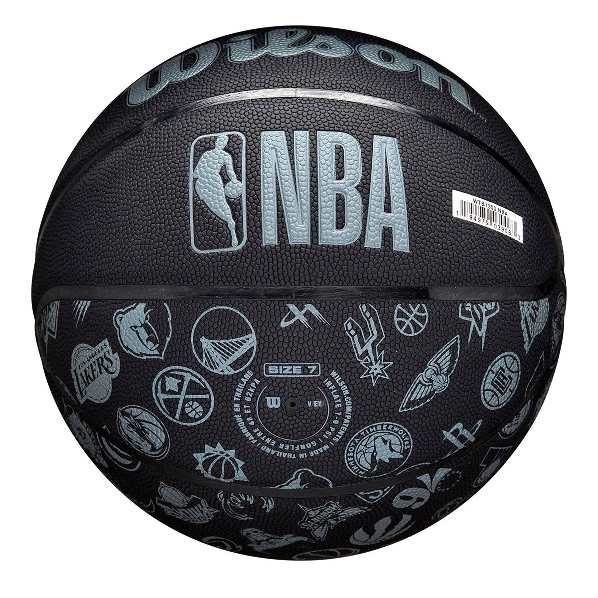 ウイルソン Wilson　NBA ALL TEAM バスケットボール 3号球 ブラック WTB1300XBNBA03 詳細4