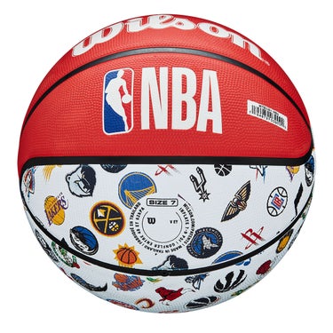 ウイルソン Wilson　NBA ALL TEAM バスケットボール 3号球 レッド/ホワイト/ブルー WTB1301XBNBA03 詳細5