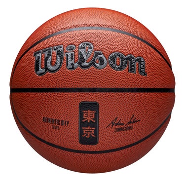 ウイルソン Wilson　NBA AUTHENTIC CITY バスケットボール TOKYO 7号球 ブラウン WZ2016006XB7