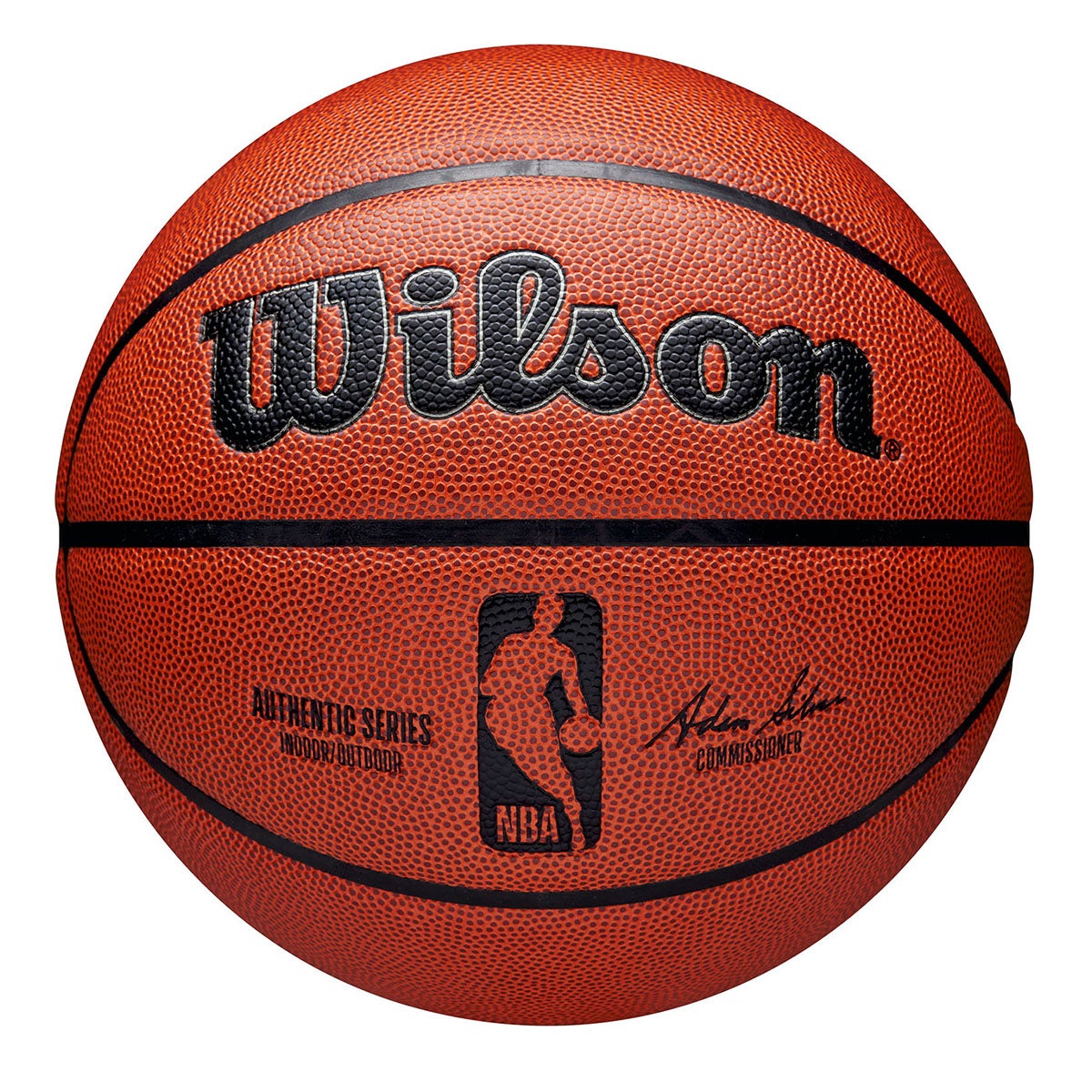 ウイルソン Wilson　NBA AUTHENTIC インドア・アウトドア バスケットボール 7号球 ブラウン WZ2016501XB7
