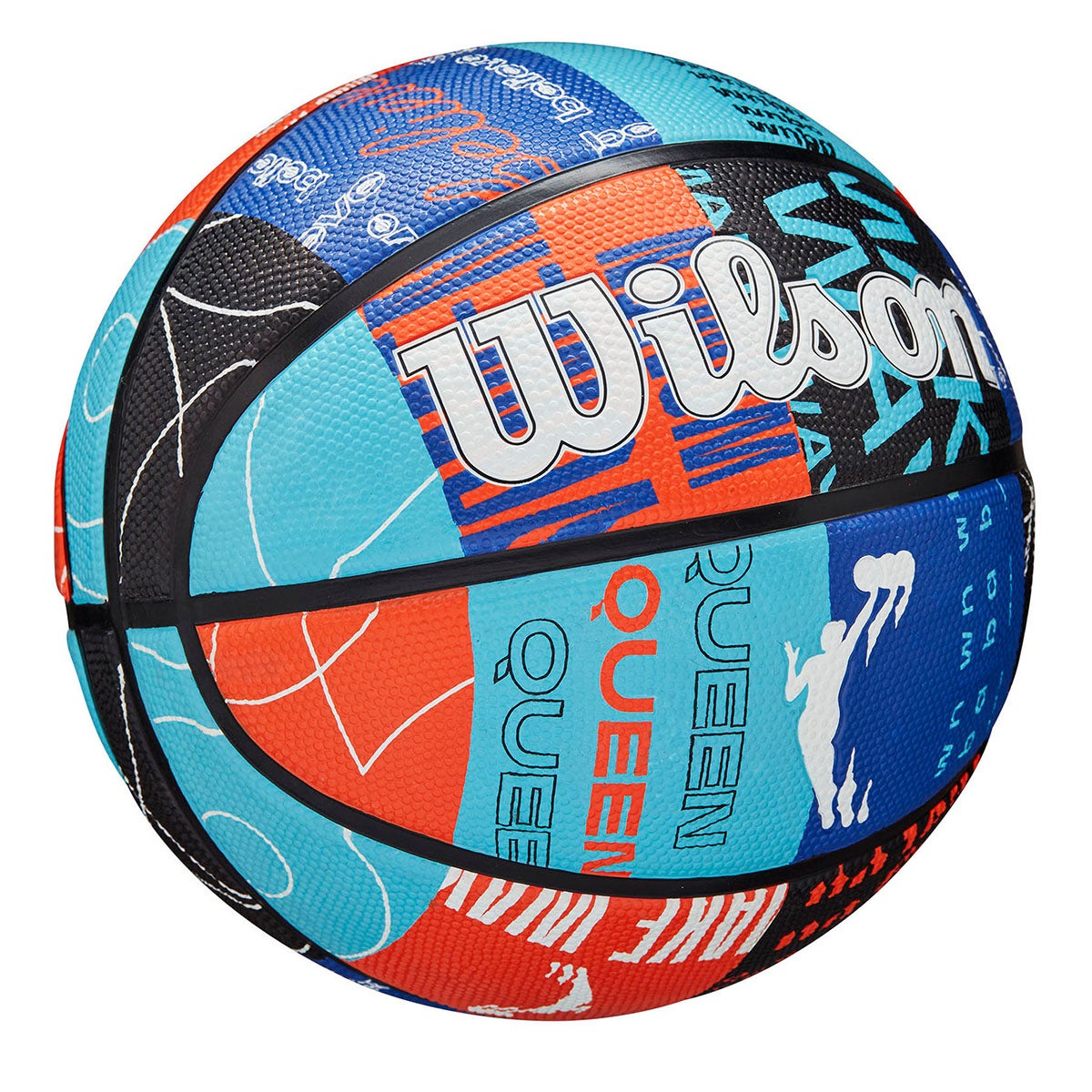 ウイルソン Wilson　WNBA HEIR DNA バスケットボール 6号球 ブルー/オレンジ WZ3009201XB6 詳細2