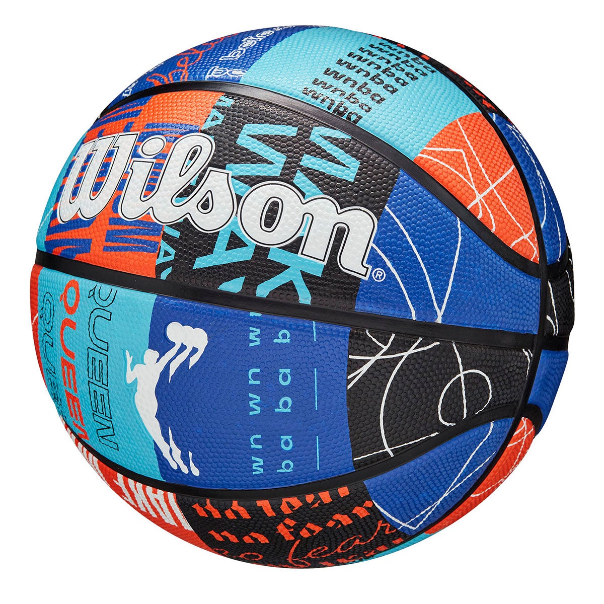 ウイルソン Wilson　WNBA HEIR DNA バスケットボール 6号球 ブルー/オレンジ WZ3009201XB6 詳細3