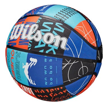 ウイルソン Wilson　WNBA HEIR DNA バスケットボール 6号球 ブルー/オレンジ WZ3009201XB6 詳細3
