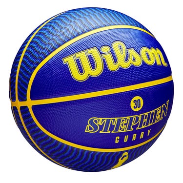 ウイルソン Wilson　NBA PLAYER ICON バスケットボール アウトドア CURRY 7号球 ブルー/イエロー WZ4006101XB7 詳細2