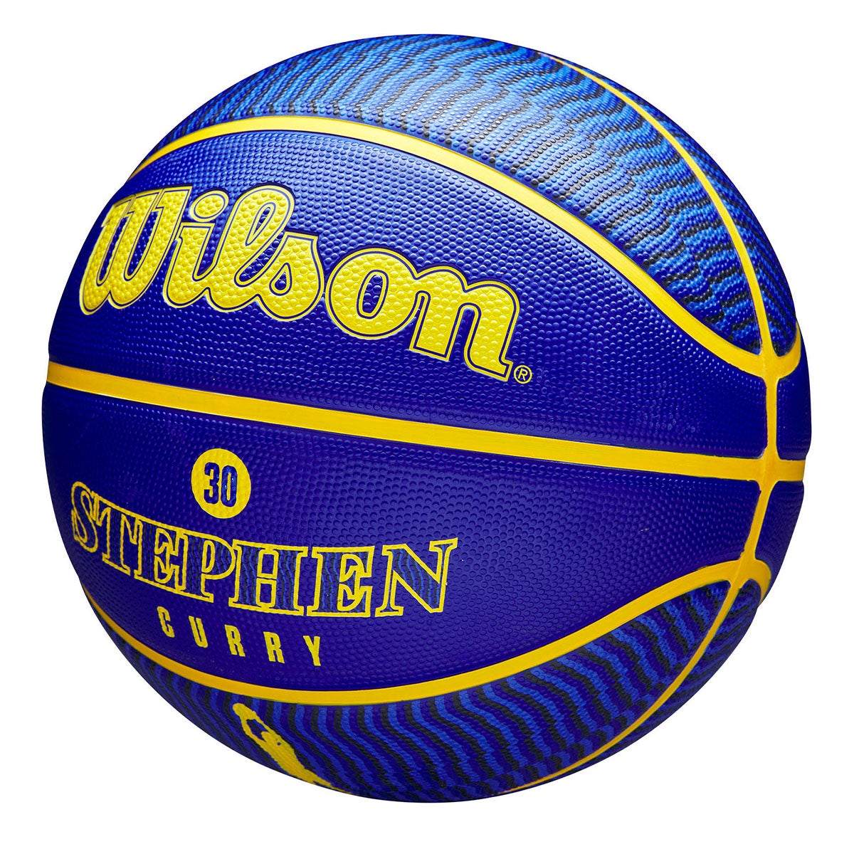 ウイルソン Wilson　NBA PLAYER ICON バスケットボール アウトドア CURRY 7号球 ブルー/イエロー WZ4006101XB7 詳細3