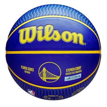 ウイルソン Wilson　NBA PLAYER ICON バスケットボール アウトドア CURRY 7号球 ブルー/イエロー WZ4006101XB7 詳細5