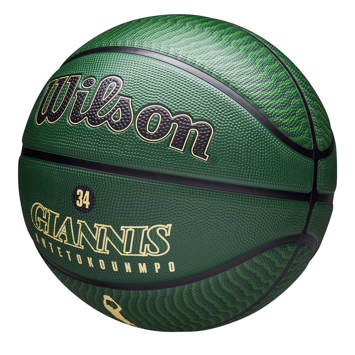 ウイルソン Wilson　NBA PLAYER ICON バスケットボール アウトドア GIANNIS 7号球 グリーン/ベージュ WZ4006201XB7 詳細3