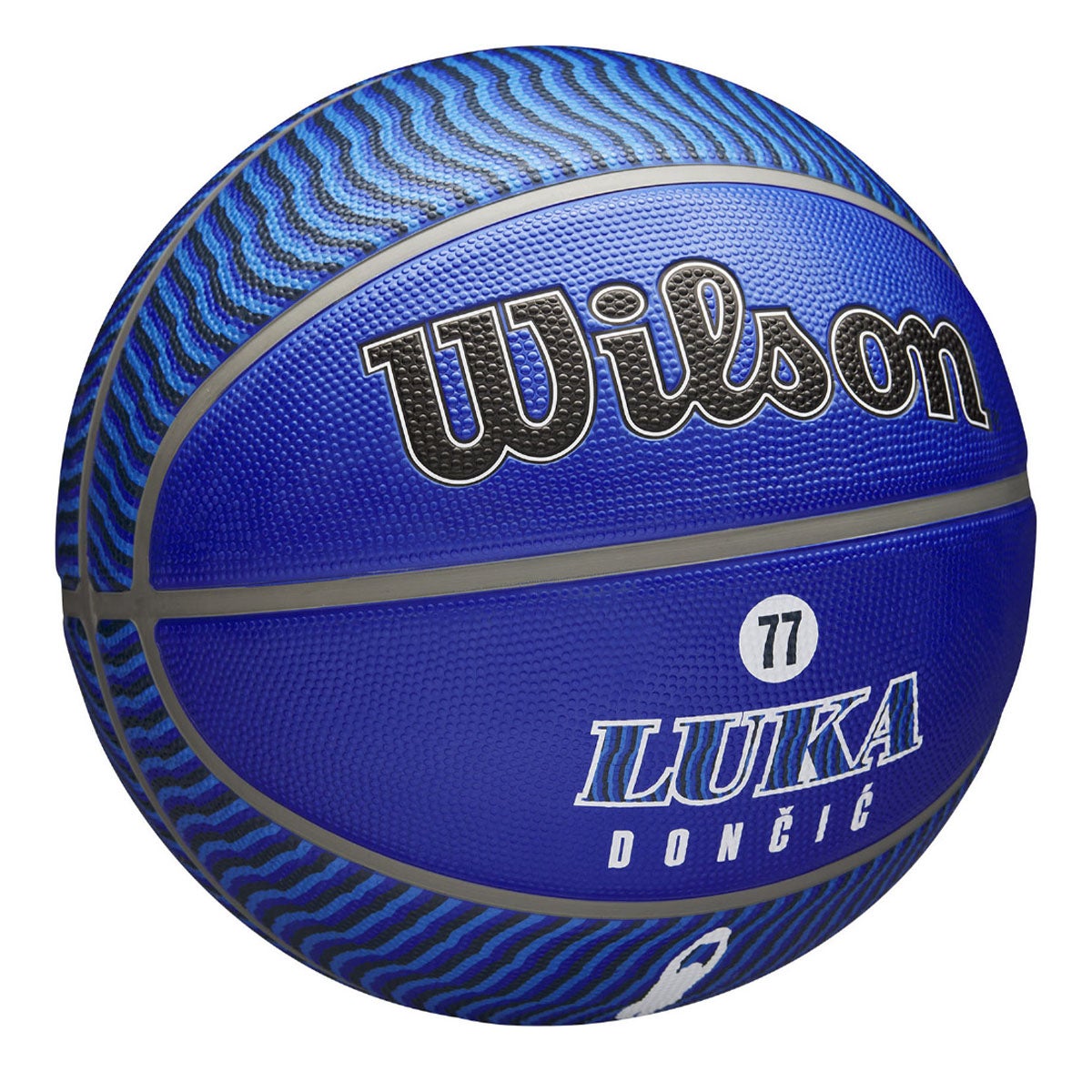 ウイルソン Wilson　NBA PLAYER ICON バスケットボール アウトドア LUKA 7号球 ブルー/ホワイト WZ4006401XB7 詳細2