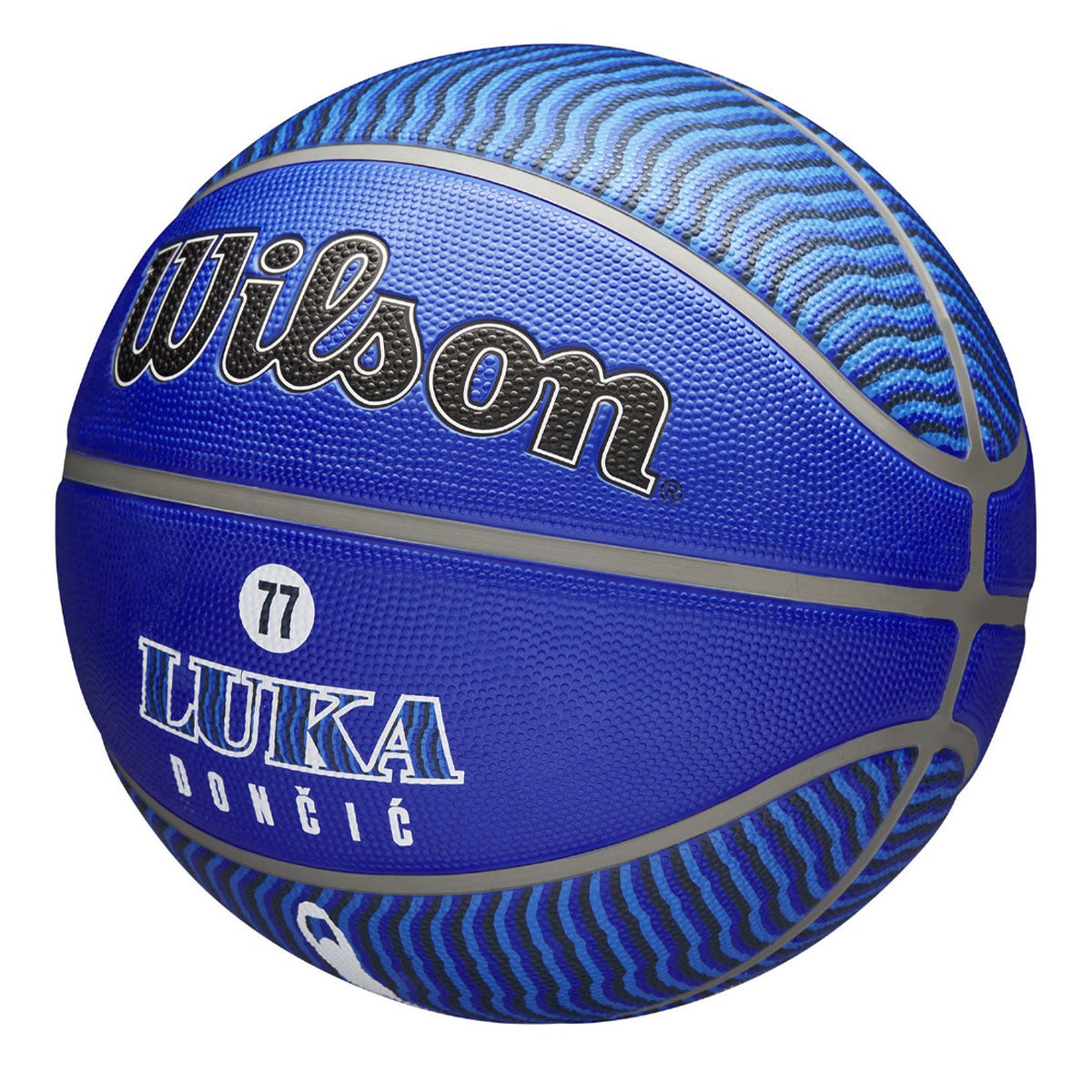 ウイルソン Wilson　NBA PLAYER ICON バスケットボール アウトドア LUKA 7号球 ブルー/ホワイト WZ4006401XB7 詳細3