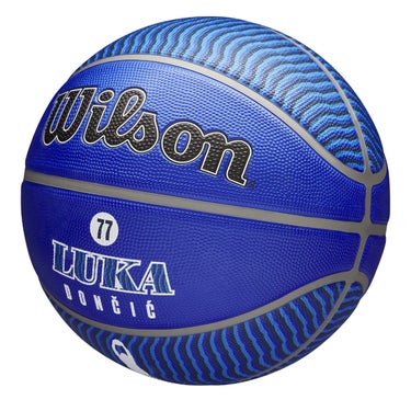 ウイルソン Wilson　NBA PLAYER ICON バスケットボール アウトドア LUKA 7号球 ブルー/ホワイト WZ4006401XB7 詳細3